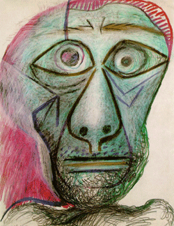Pablo Picasso facing death