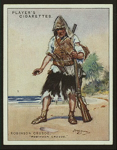 Robinson Crusoe - cigarette card