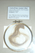 Lock of Jane Austen's hair