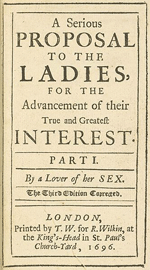 Title page - Proposal to the Ladies