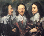 King Charles I from 3 angles - Anthony van Dyck